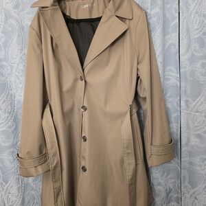 Calvin Klein Women's Tan Trench Coat